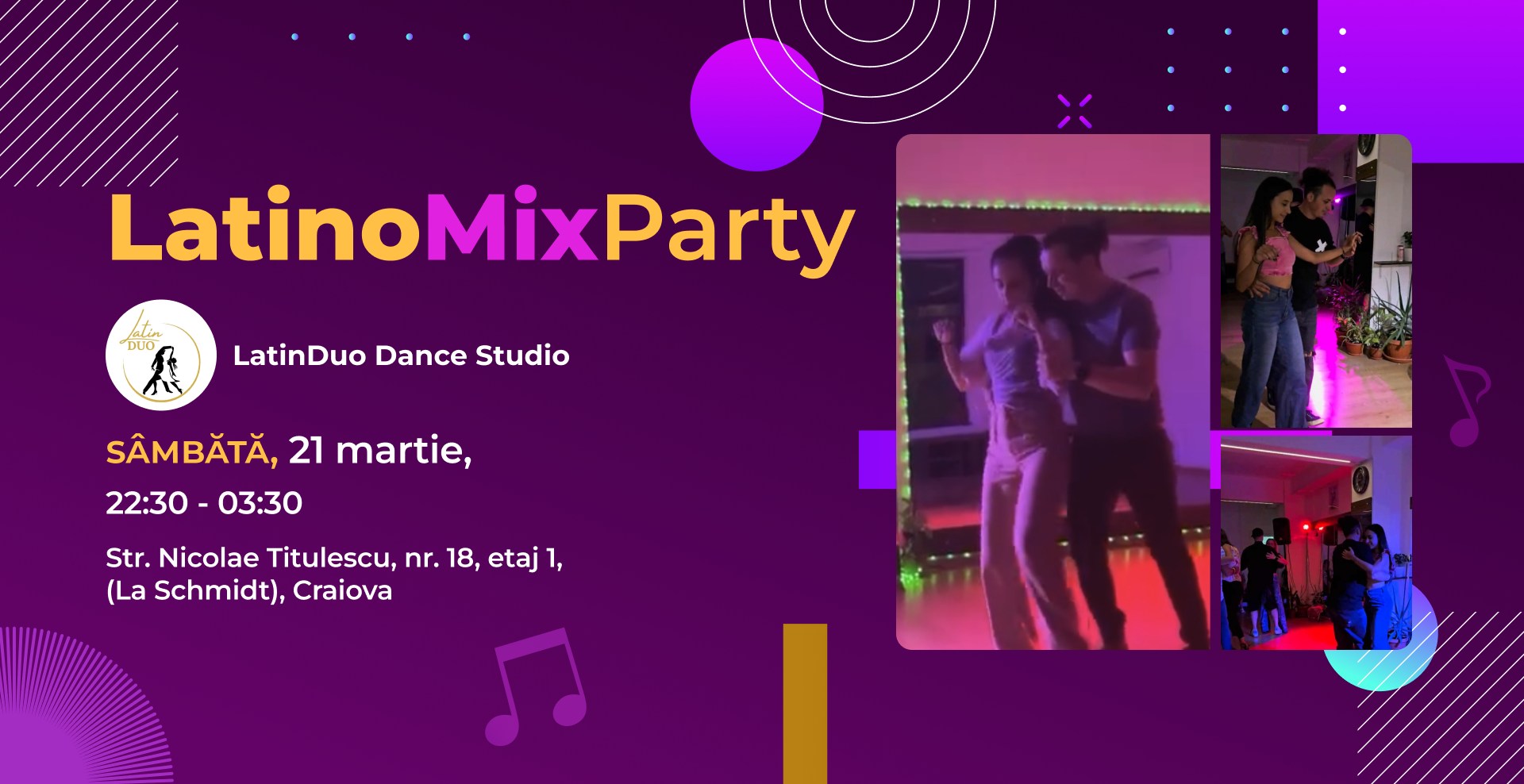 Latin Mix Party de sâmbătă seara